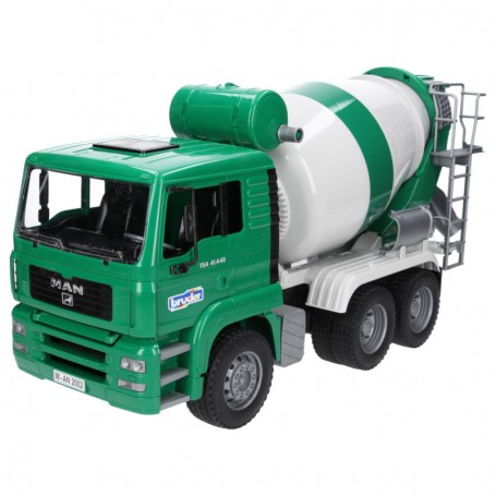 Betoniarka MAN biało-zielona Zabawka Bruder 02739
