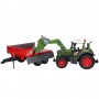 Traktor ciągnik Fendt Vario 211 z ładowaczem czołowym i przyczepą Zabawka Bruder 02182