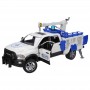 Wóz serwisowy Dodge RAM 2500 z obrotowym świetlnym kogutem Zabawka Bruder 02509