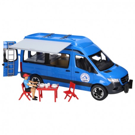 Kamper Mercedes Sprinter z figurką i akcesoriami Zabawka Bruder 02684