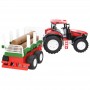 Traktor ciągnik Roadmax z przyczepą do wywozu drzewa Zabawka Bruder 03453