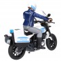 Motocykl policyjny Scrambler Ducati z figurką policjanta Zabawka Bruder 62731