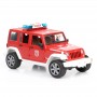 Jeep Wrangler straż pożarna z figurką Zabawka Bruder 02528