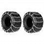 Łańcuchy śniegowe traktorka kosiarki na koła 18" 18x8,5x8