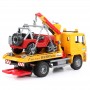 Ciężarówka MAN TGA Pomoc drogowa z jeepem Zabawka Bruder 02750