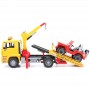 Ciężarówka MAN TGA Pomoc drogowa z jeepem Zabawka Bruder 02750