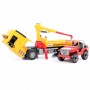 Ciężarówka MAN TGA Pomoc drogowa z jeepem Zabawka Bruder 02750