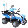 Quad policyjny z figurką policjanta Zabawka Bruder 63010