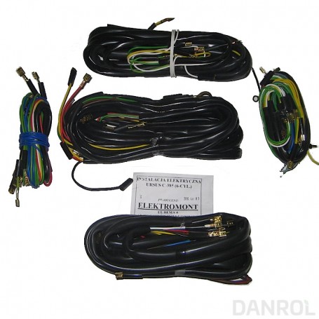 Instalacja elektryczna komplet 6-cylindrowy C-385 Ursus Oryginał 86642010